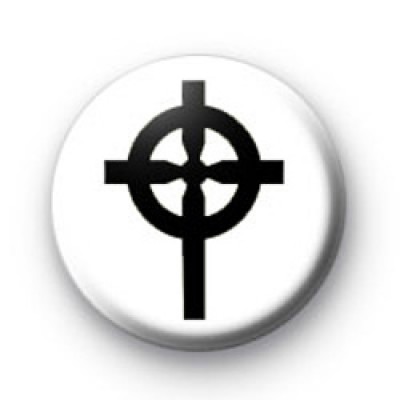 Black Gothic Cross Badges
