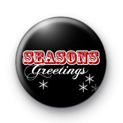 Black and Red Festive Badge
