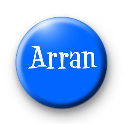 Blue and White Personlised Name Badge