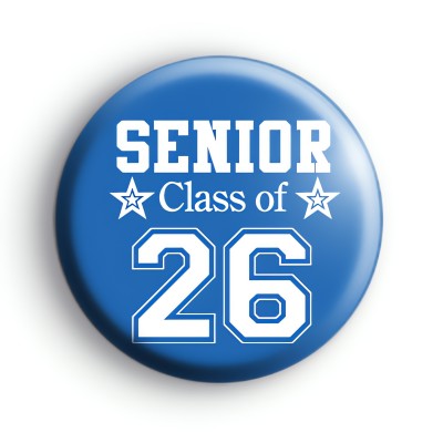 Blue Senior Class of 2026 School Leaver Badge