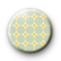 Pastel Blue Polka Dot Pattern Badge