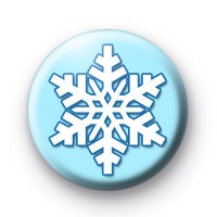 True Blue Snowflake button badges
