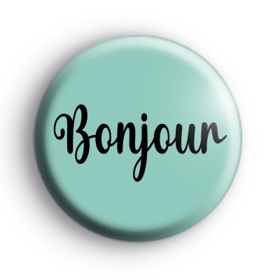Hello Bonjour Badge
