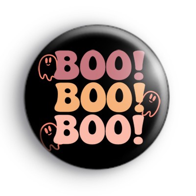 Ghost Boo Boo Boo Badge