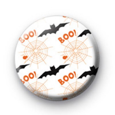 Spooky Halloween Pattern Badge