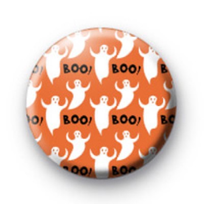 Ghost Boo Spooky Halloween Badge