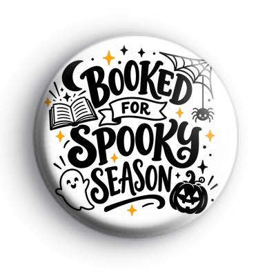 Booked For Spooky Season Badge