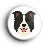 Border Collie Dog Button Badge Button Badges