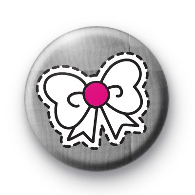 Sweet Bow Button Badge