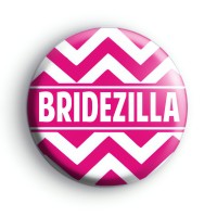 Chevron Pink Bridezilla Badge
