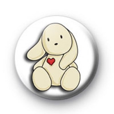Rabbit Red Heart badges