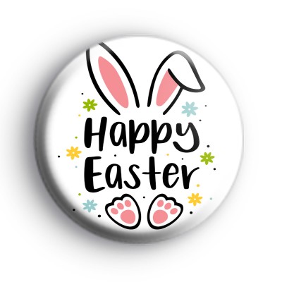 Happy Easter Bunny Hop Badge
