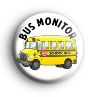 Bus Monitor Button Badge Button Badges