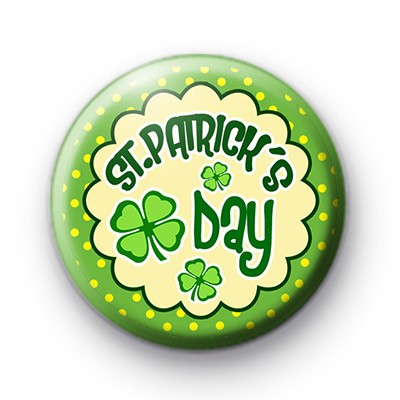 Classic Green St Patricks Day Badge