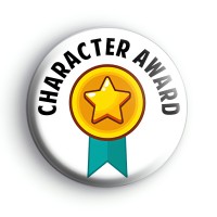 Character Award Merit Badge Button Badges