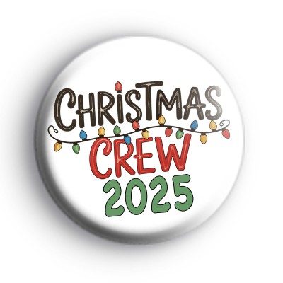 Christmas Crew 2025 Festive Lights Badge