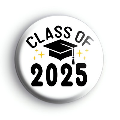 Class of 2025 School Leaver Button Badge