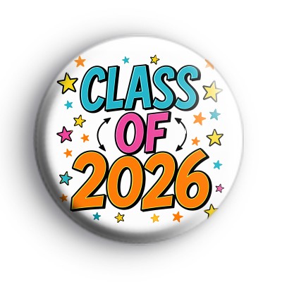 Class of 2026 Colourful Keepsake Badge