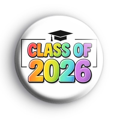 Class of 2026 Rainbow Bright Badge