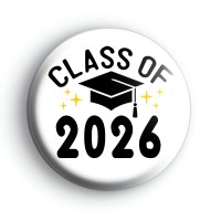 Class of 2026 School Leaver Button Badge