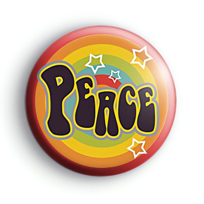 Hippie Peace 1960 badge