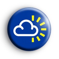 Cloudy Sunshine Badge