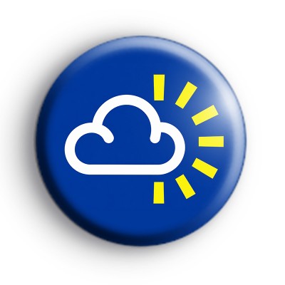 Cloudy Sunshine Badge