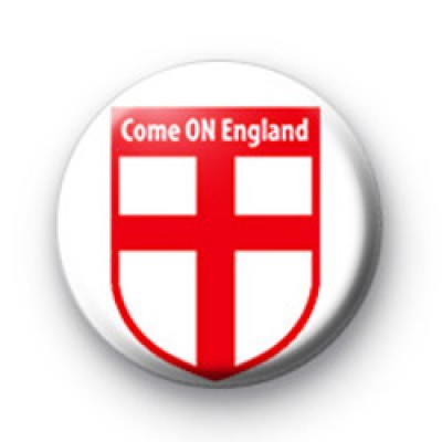 Come On England Crest Badge