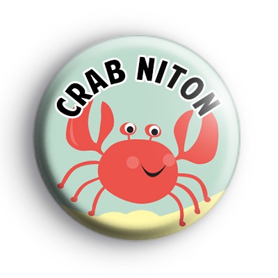 Custom Crab Name Badge