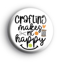 Crafting Makes Me Happy Badges