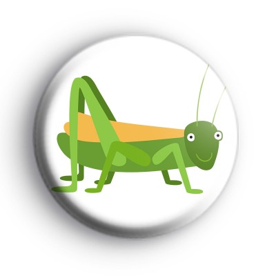 Green Cricket Insect Badge