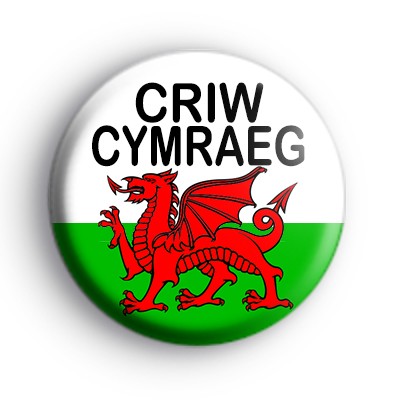 Criw Cymraeg Welsh Dragon Badge