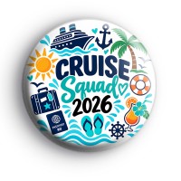 Cruise Squad 2026 Button Badge Button Badges
