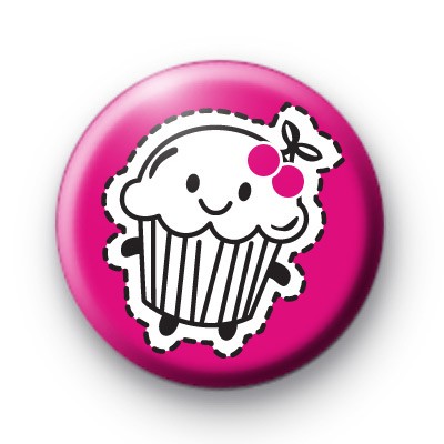 Cupcake cutout badge