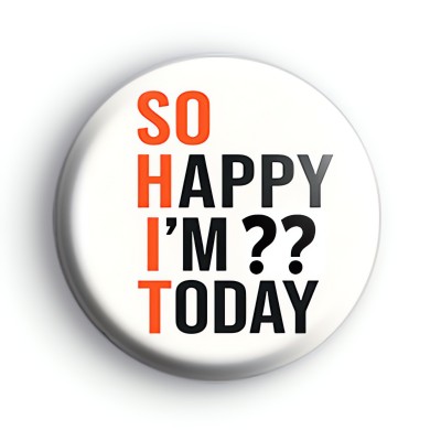 Personalised Funny Age Birthday Badge