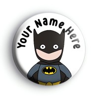 Custom Bat Boy Superhero Name Badge