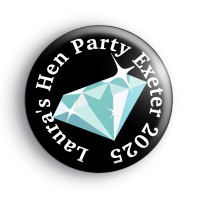 Custom Diamond Hen Party Badge
