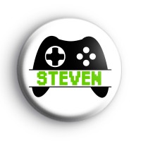 Custom Gamer Name Badge Button Badges