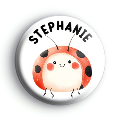 Personalised Ladybird Name Badge