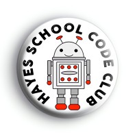 Custom School Robot Code Club Badge