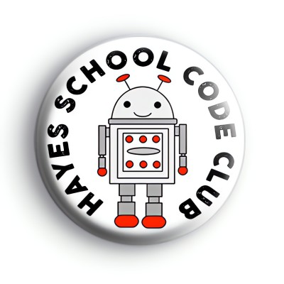 Custom School Robot Code Club Badge