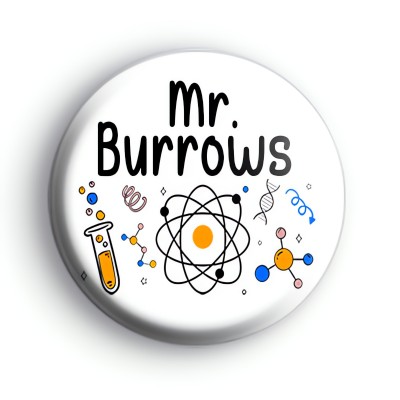 Custom Science Teacher Name Badge