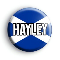 Custom Scotland Flag Name Badge Button Badges