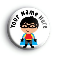 Custom Super Man Name Badge