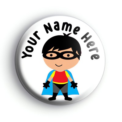 Custom Super Man Name Badge