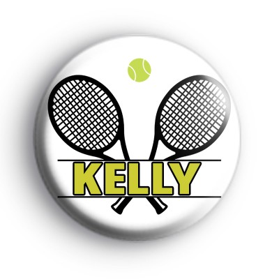 Custom Tennis Name Badge