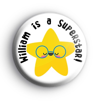 Custom Name Superstar Badge