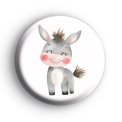 Donkey Button Badge