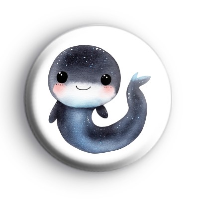Eel Fish Button Badge