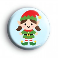 Cute ELF Girl Button Badge Button Badges